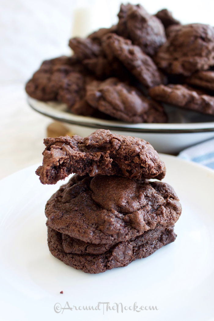 Double Chocolate Cookies Around The Nook