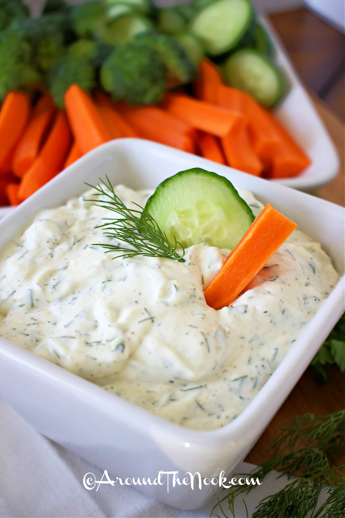 Mom S Easy Vegetable Dip Recipe Minute Recipe Around The Nook