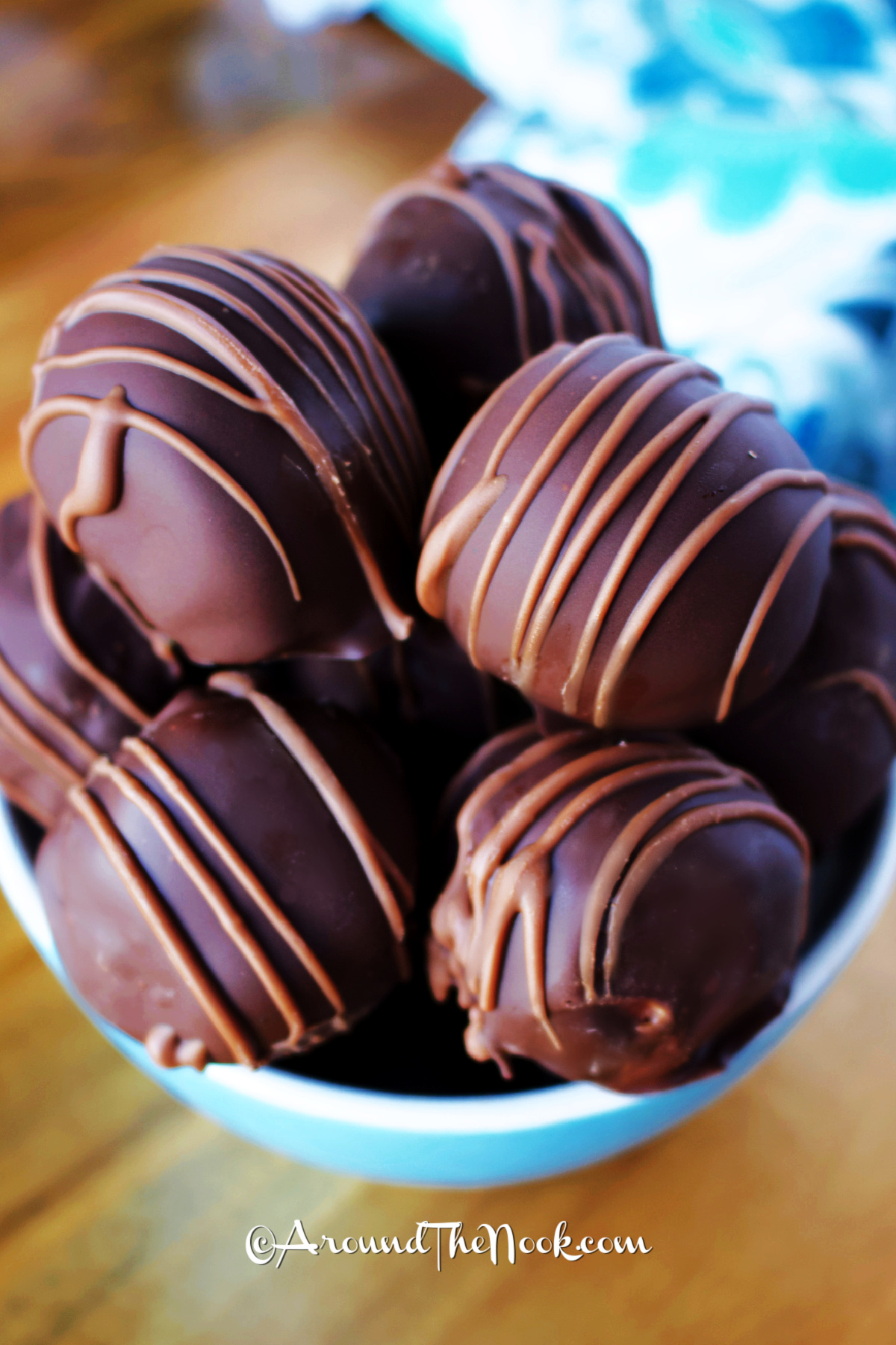 Chocolate Covered Peanut Butter Balls - Around The Nook