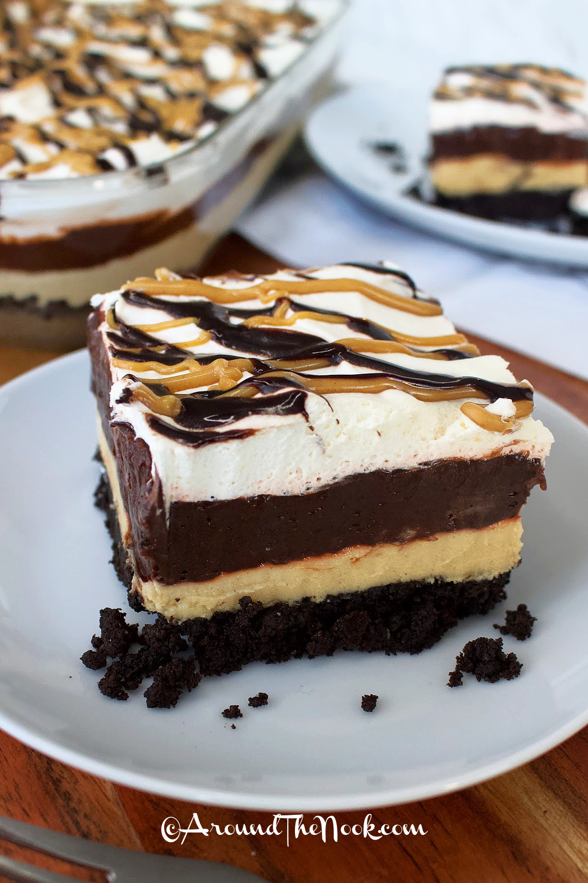 Chocolate Peanut Butter Lasagna (Decadent!) Around The Nook