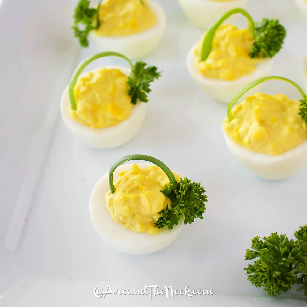 Pot Of Gold Deviled Egg Baskets - Around The Nook